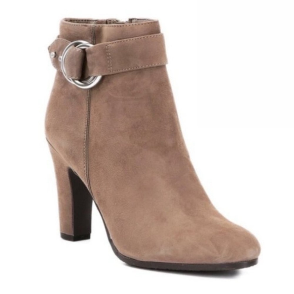 Sam Edelman Shaleigh Suede/Leather Ankle Booties Size 8.5 Women